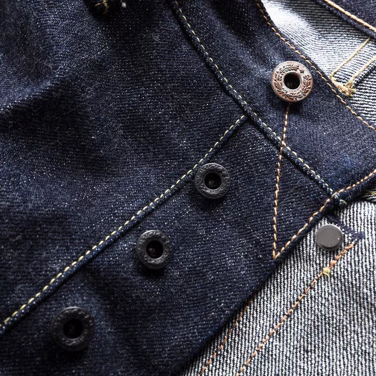 Red Tornado Heavy Weight Indigo Selvage Unwashed Pants Unsanforised Thick Raw Denim Jean