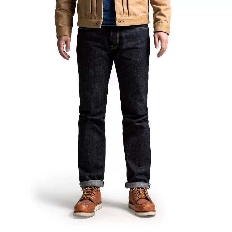 Red Tornado Heavy Weight Indigo Selvage Unwashed Pants Unsanforised Thick Raw Denim Jean