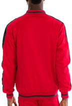 Diamond Tape Track Jacket | Zip-Up Athletic Jacket