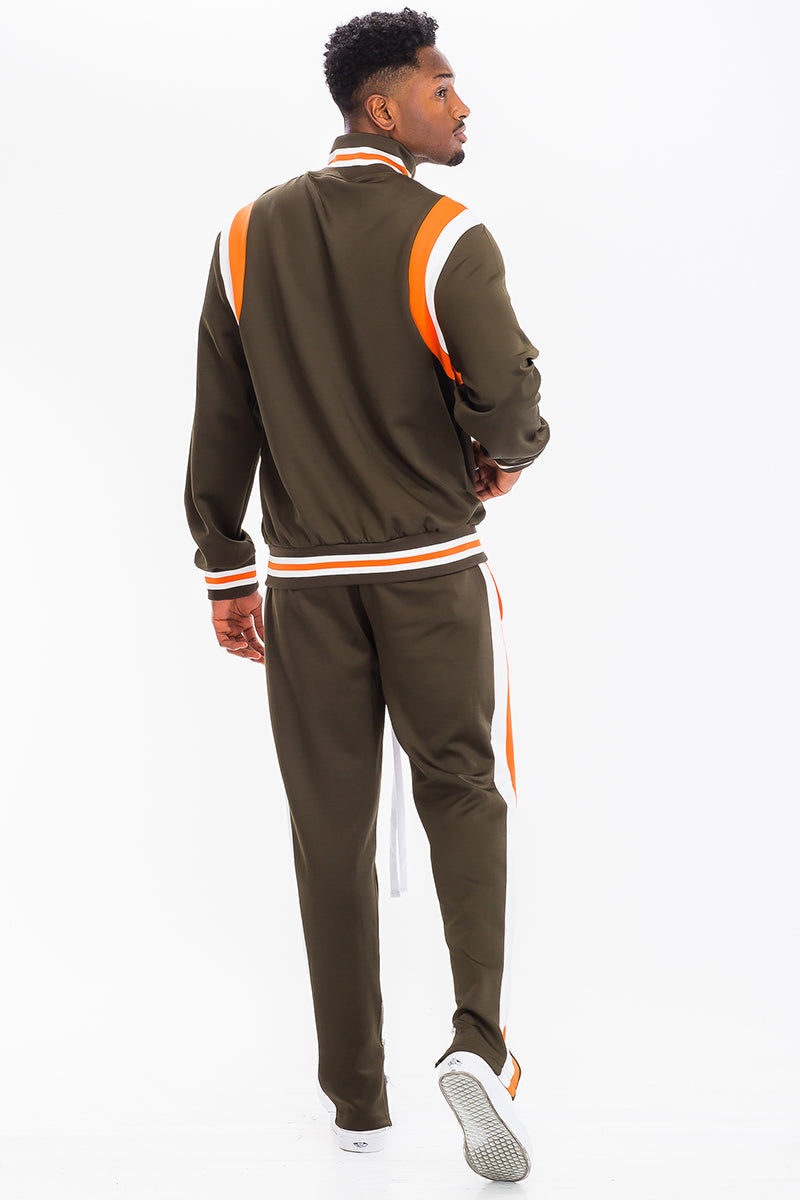 Dual Track Set – Slim Fit Jogger & Jacket Set