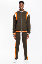 Dual Track Set – Slim Fit Jogger & Jacket Set
