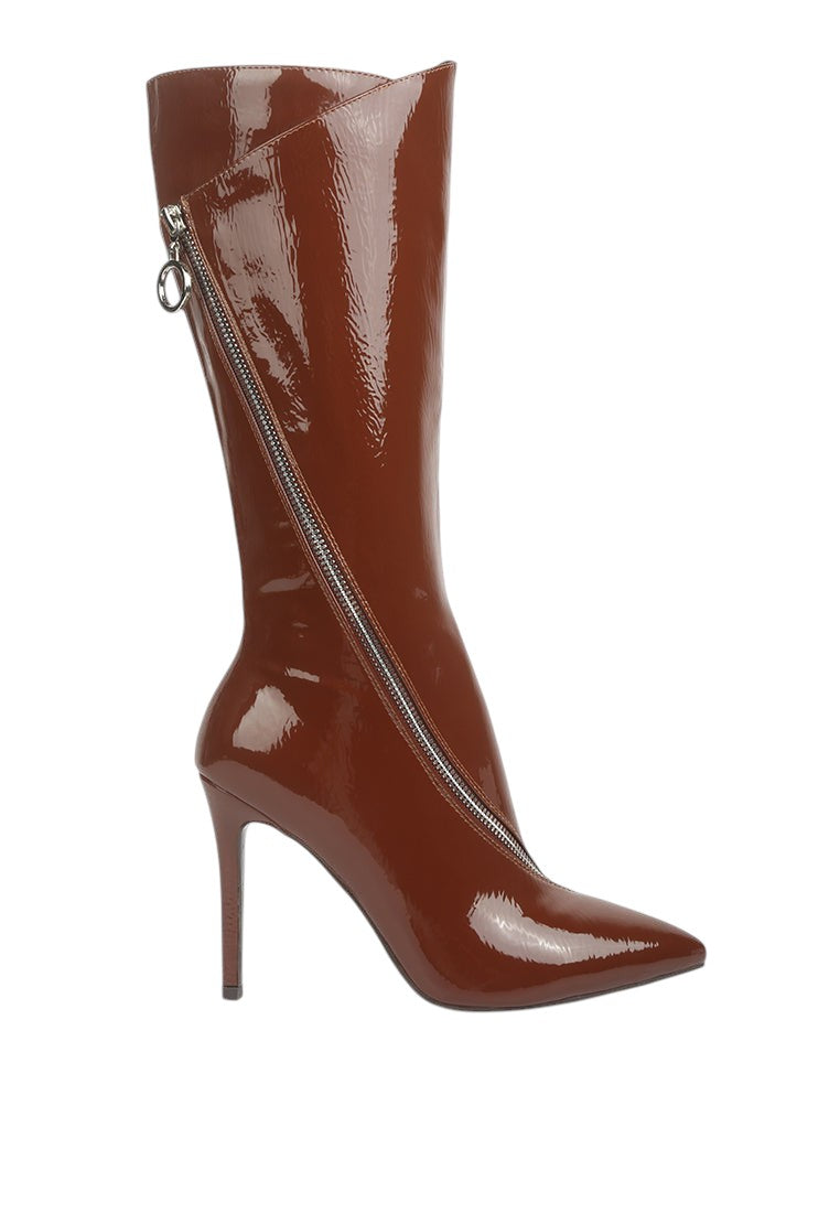 Tsaroh Zip Around Calf Boot