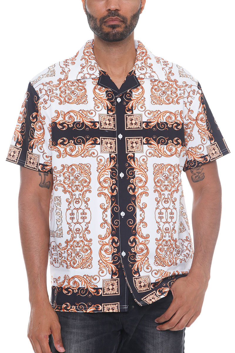 Montego Print Button-Down Shirt – Regular Fit