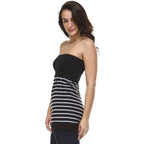 Women's Textured Knit Stretch Tube Top - VacationGrabs