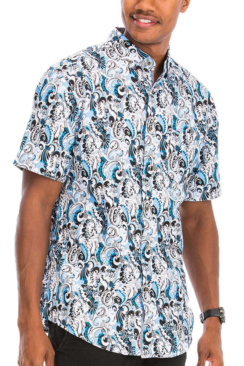 Hawaiian Print Shirt – Relaxed Vacation Fit