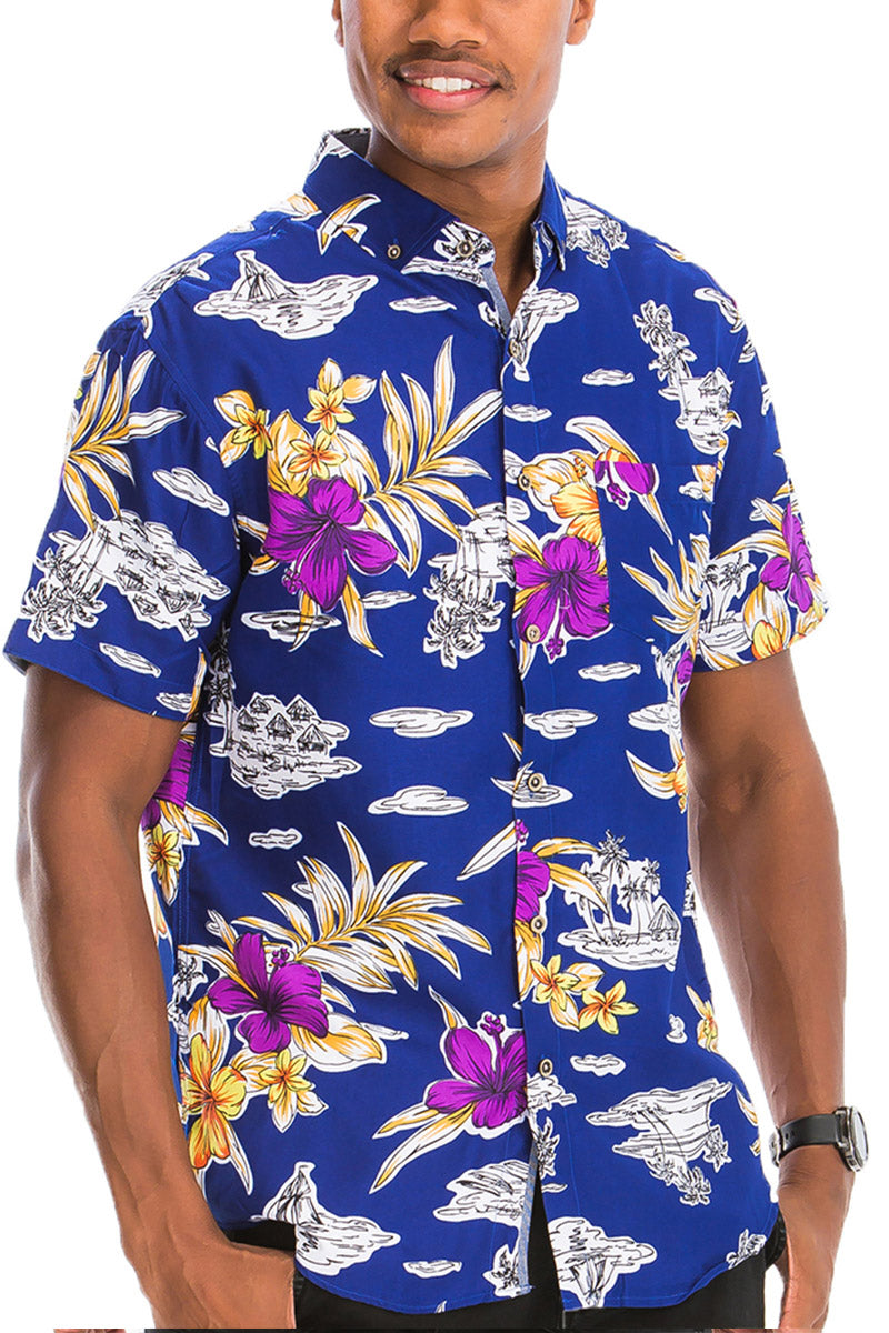 Hawaiian Print Shirt – Relaxed Vacation Fit