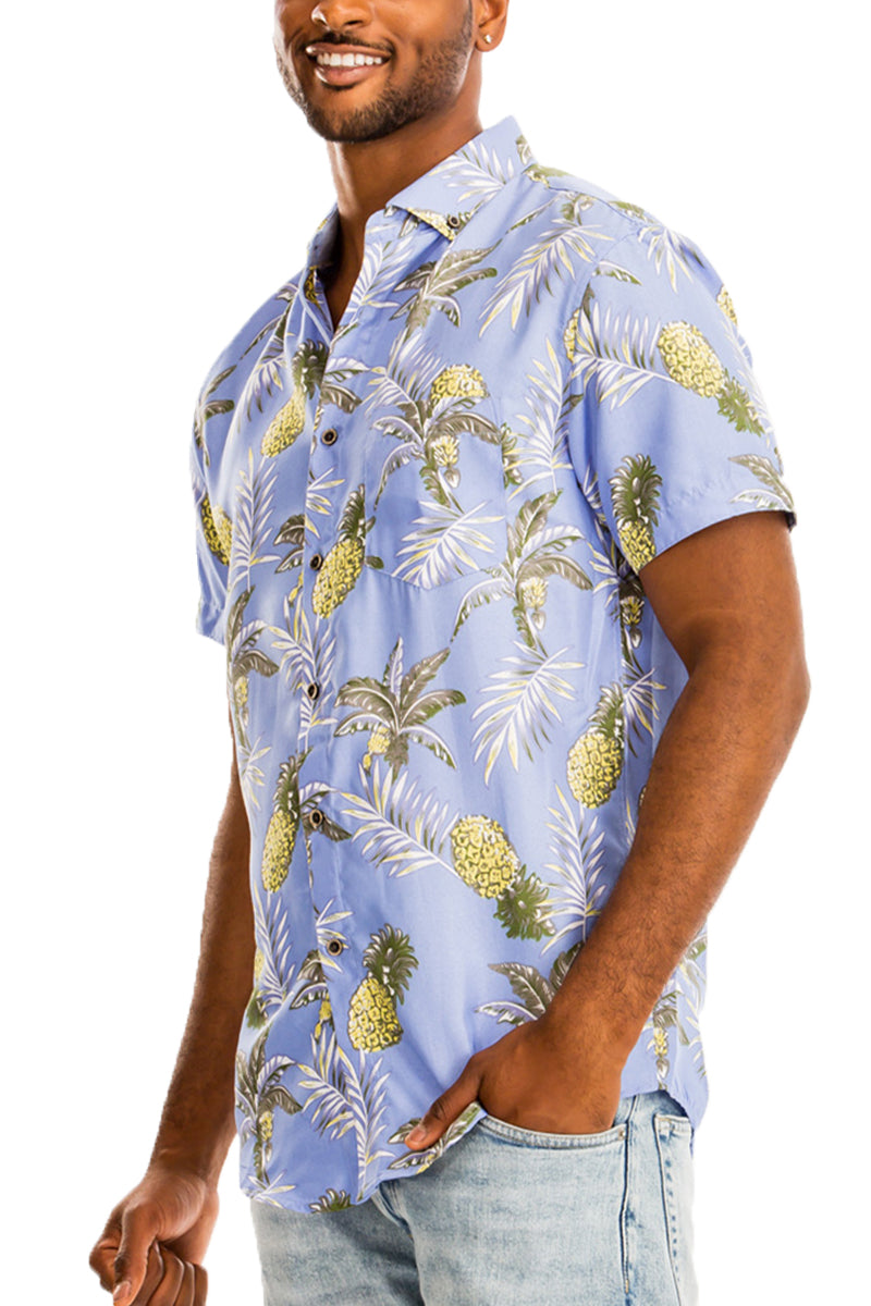 Hawaiian Print Shirt – Short Sleeve Vacation Shirt