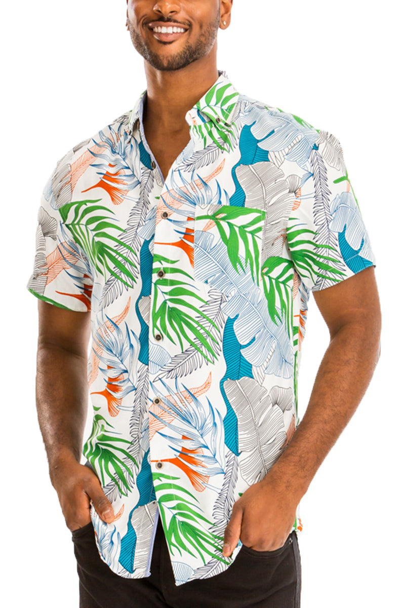 Hawaiian Print Shirt | Vacation-Ready Short Sleeve