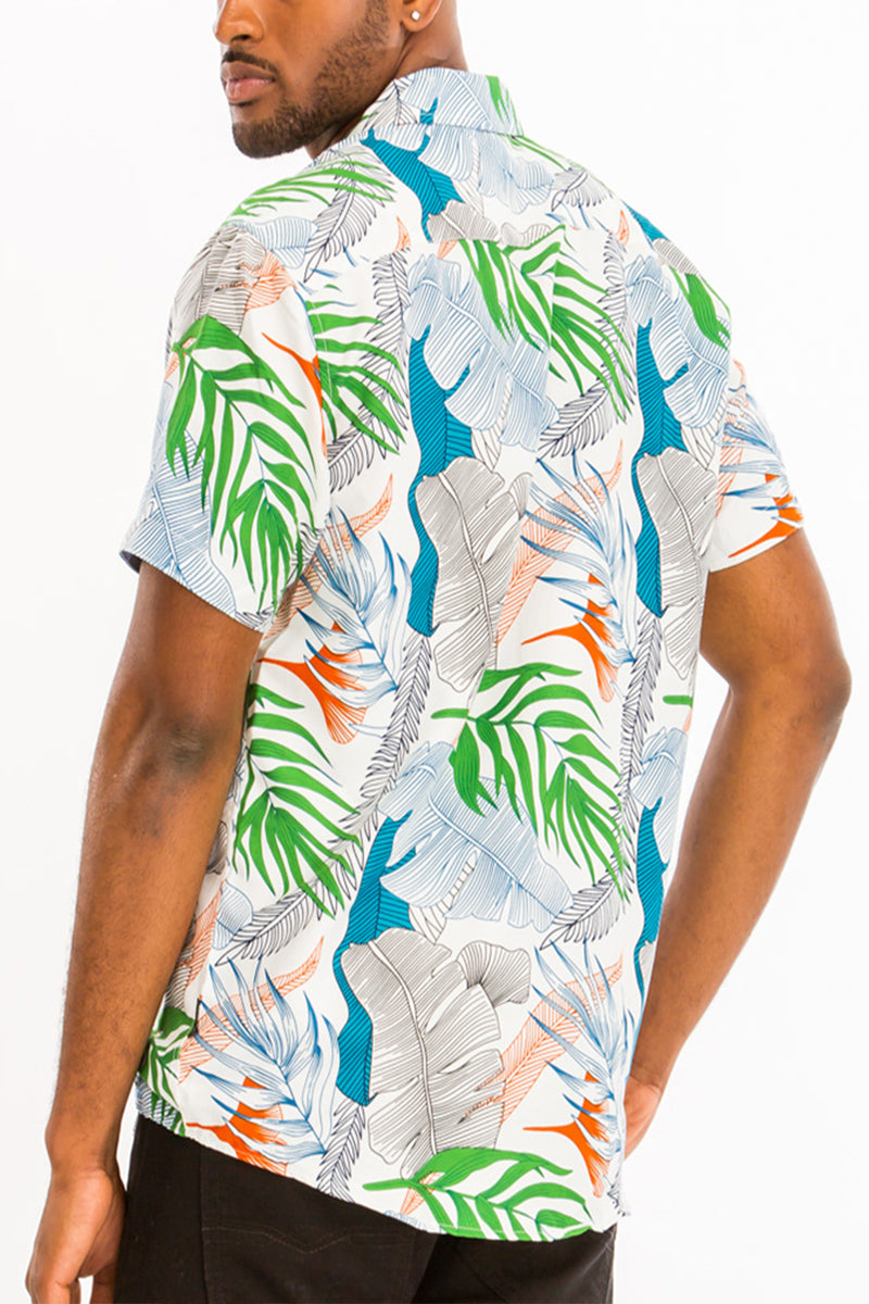 Hawaiian Print Shirt | Vacation-Ready Short Sleeve
