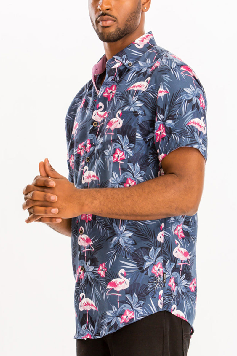 Hawaiian Print Shirt | Vacation-Ready Short Sleeve