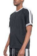Side Stripe Cotton T-Shirt – Casual Vacation Tee