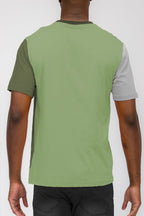 Mason Vertical Color Block T-Shirt | 100% Cotton