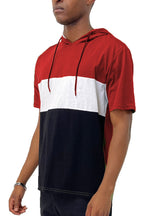 Hooded Cotton Tee with Drawstring – Regular Fit
