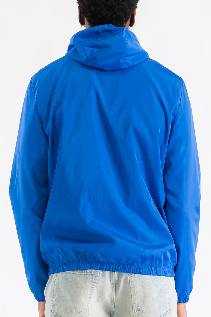 Reflective Zipper Windbreaker Hoodie