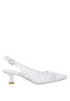 Siev Rhinestone Slingback Mules