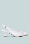 Siev Rhinestone Slingback Mules
