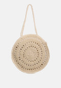 Wild Fiber Handmade Paper Crochet Round Bag