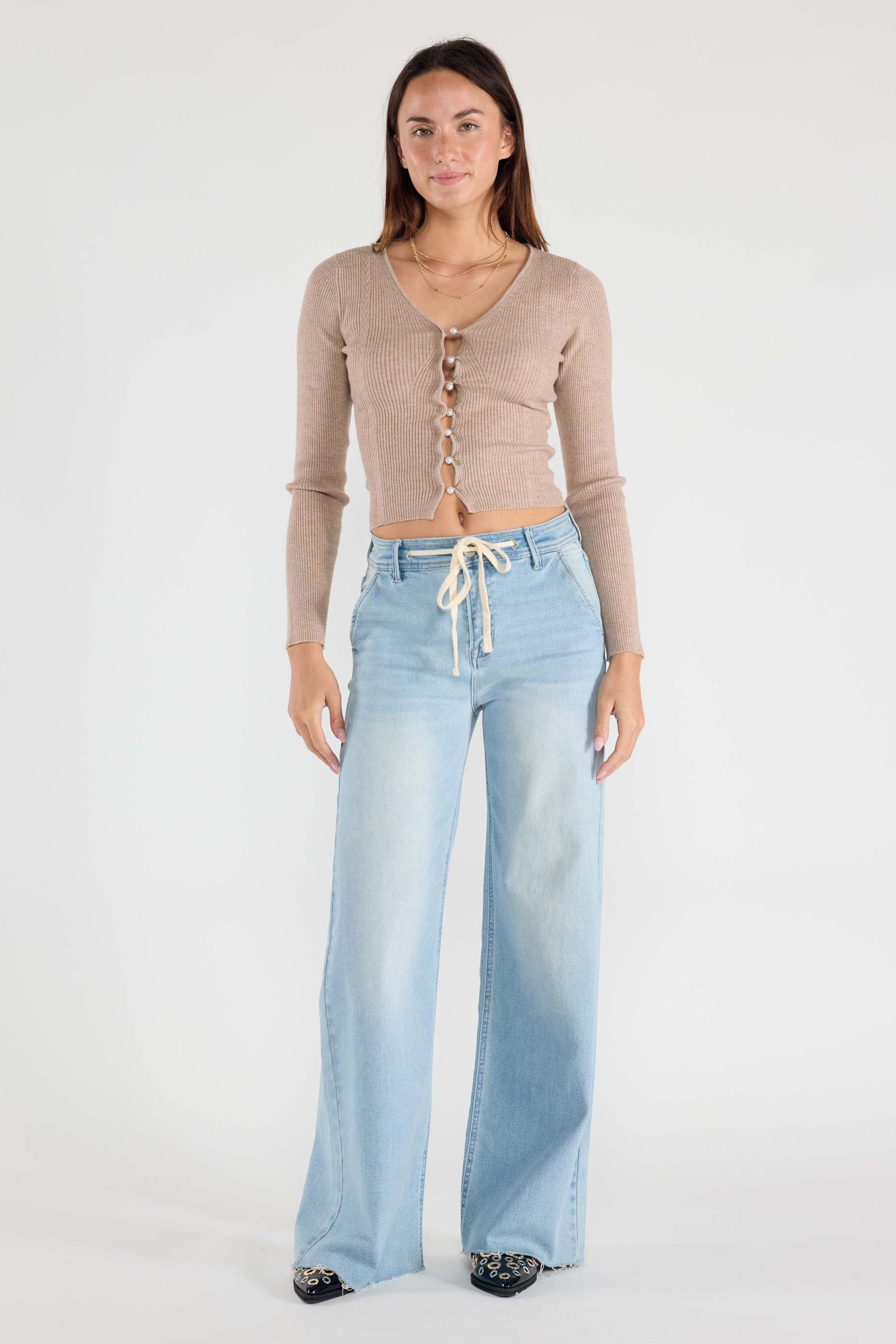 Wide-Leg Jeans for Women - Trendy Relaxed Fit
