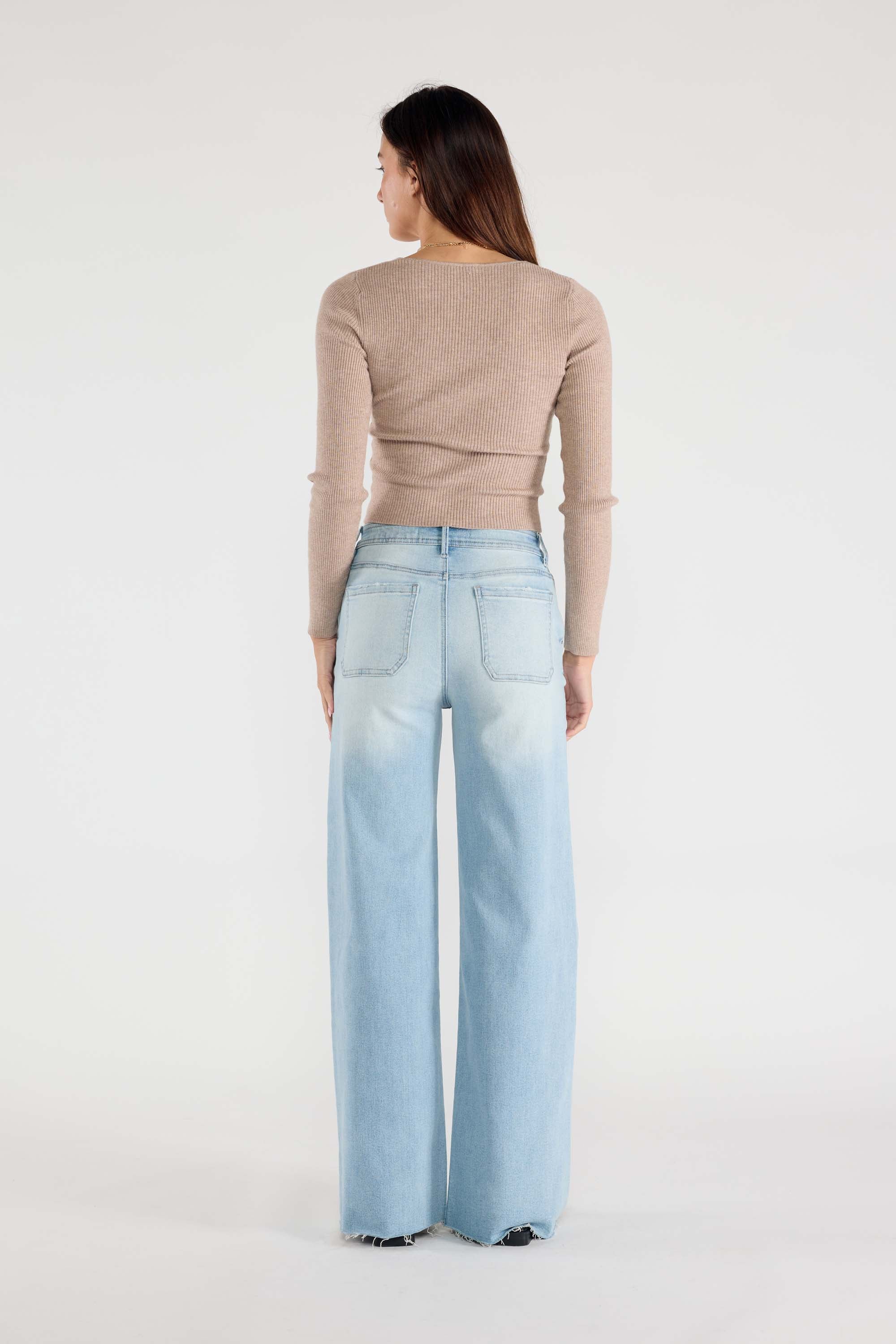 Wide-Leg Jeans for Women - Trendy Relaxed Fit