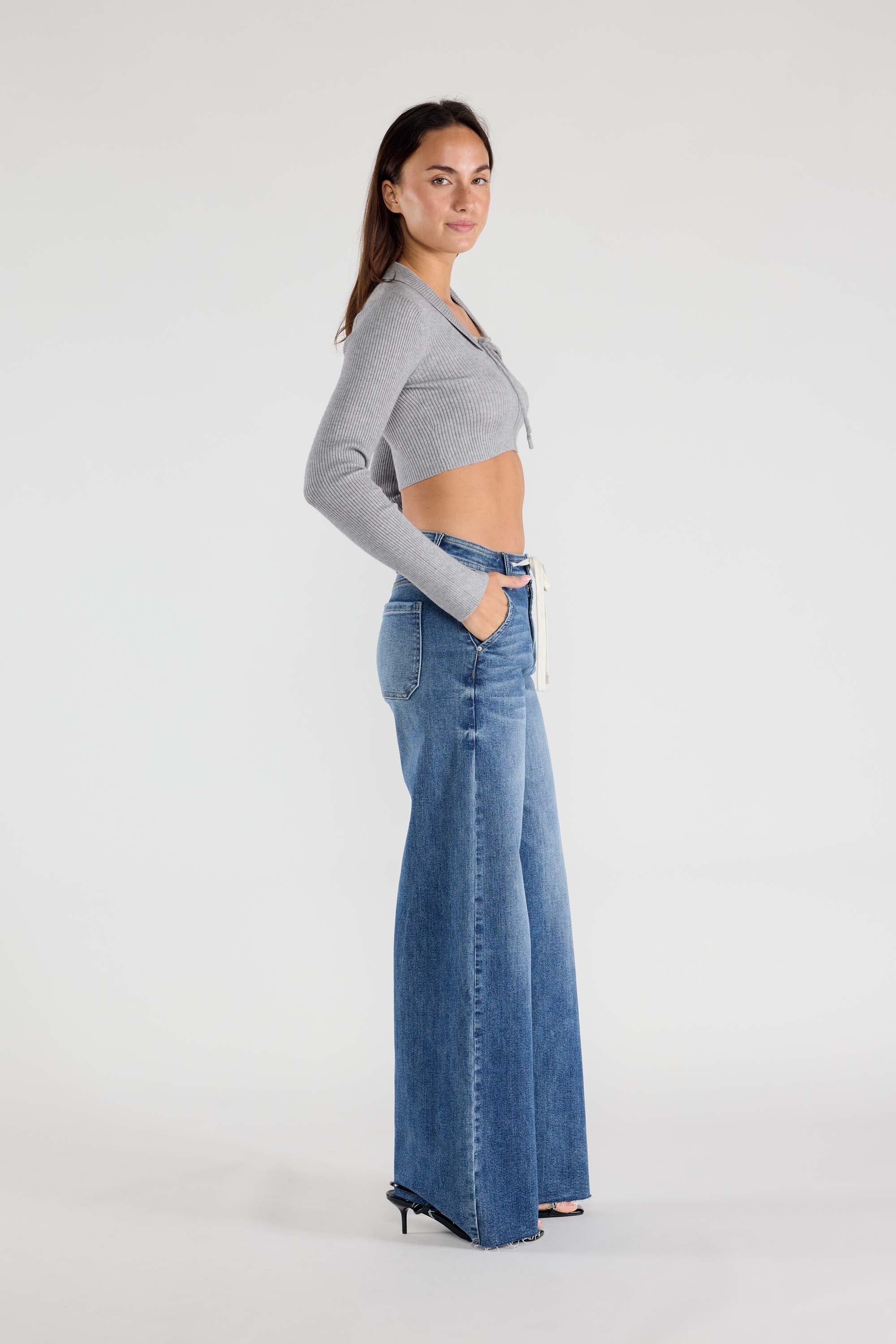 Wide-Leg Jeans for Women - Trendy Relaxed Fit