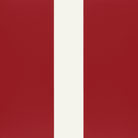 a square of red with a wide white vertical stripe