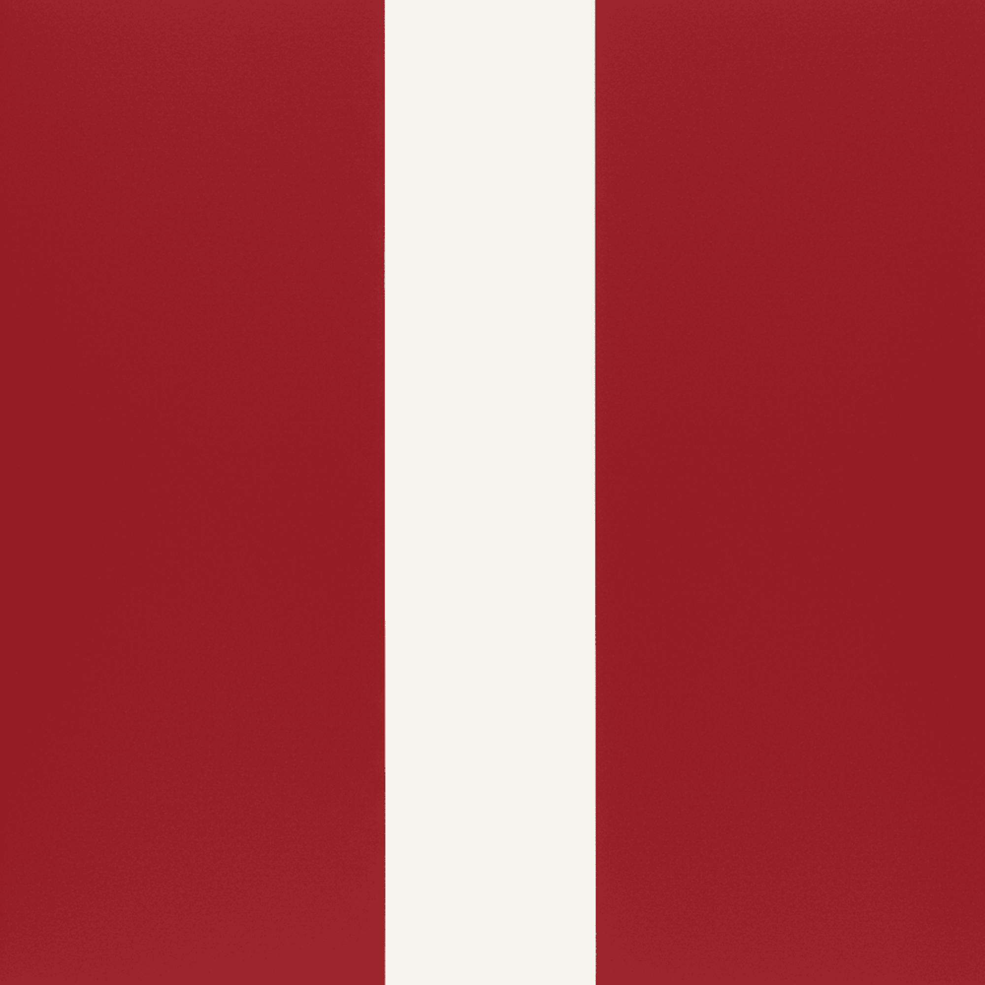 a square of red with a wide white vertical stripe