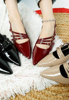 Kanebei Triple Strap Slingback Sandals - VacationGrabs