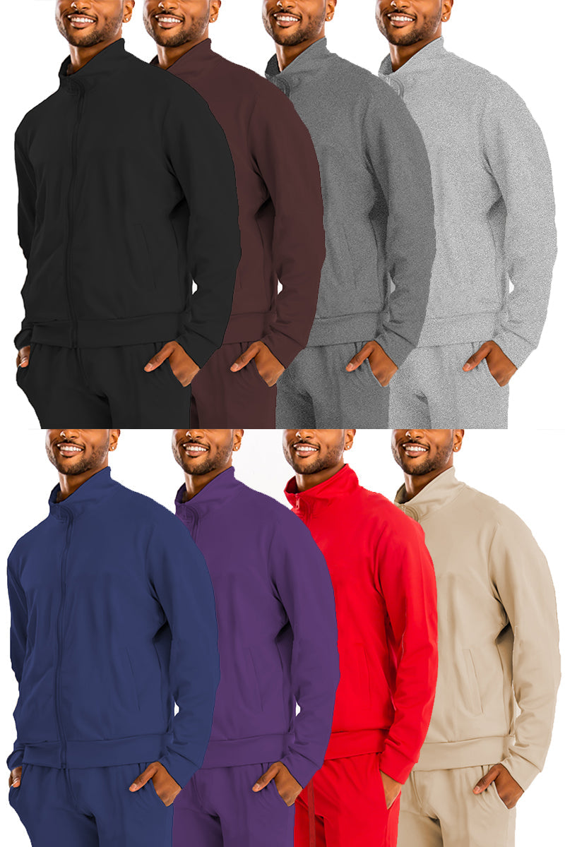 Essential Solid Track Jacket – Full Zip