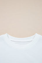 Varsity Stripe Drop Shoulder Oversized Sweatshirt