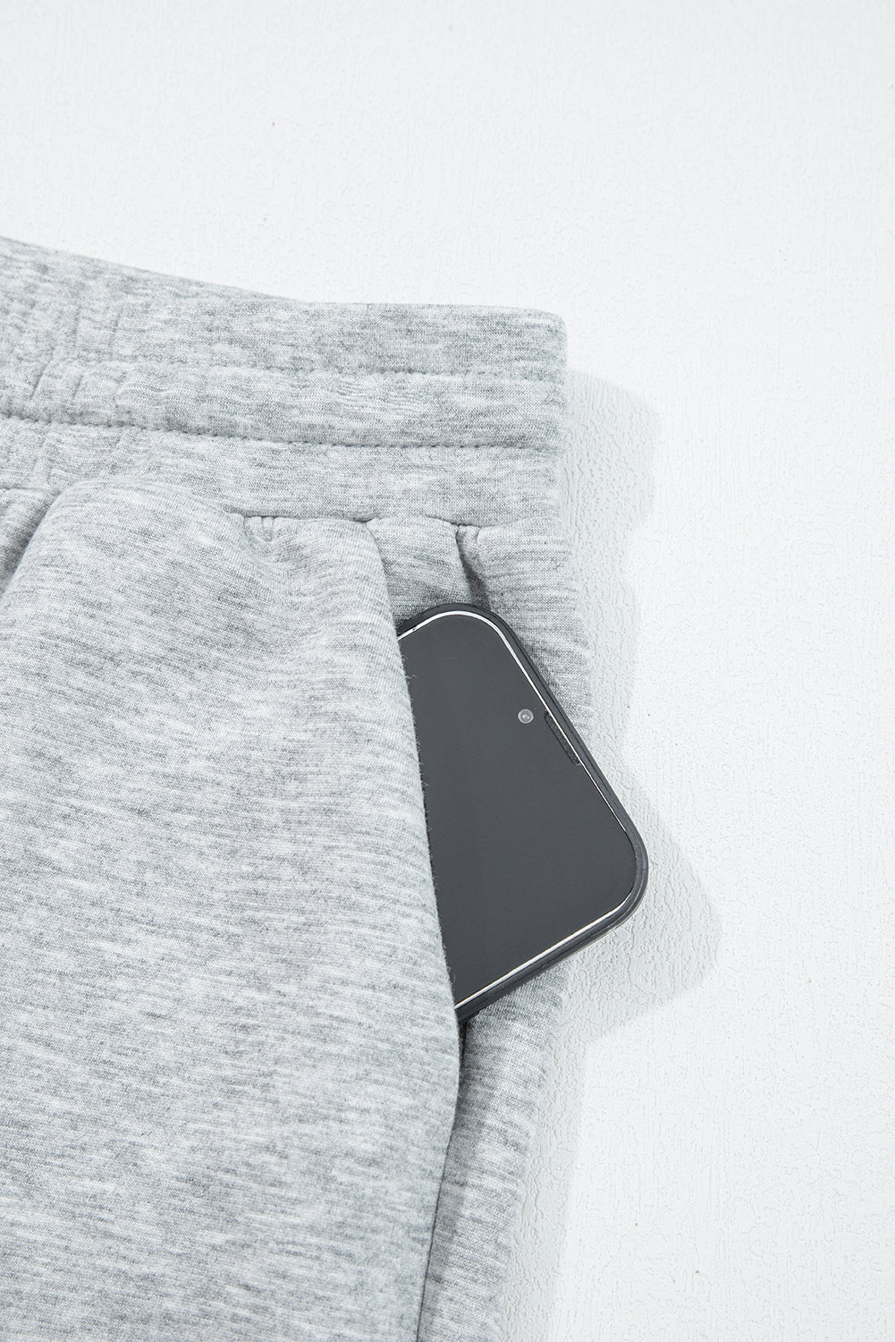 Ensemble pull col zippé et pantalon à cordon de serrage