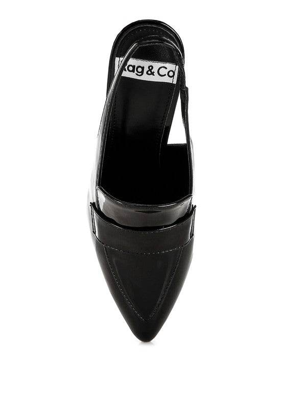 Voisin Slingback Loafer Sandals - VacationGrabs