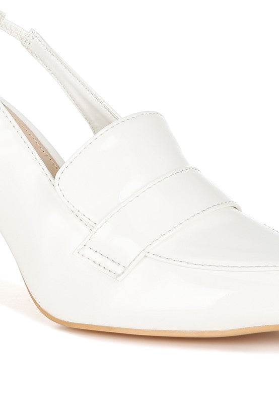 Voisin Slingback Loafer Sandals - VacationGrabs