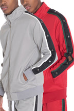 Jordann Snap Button Track Jacket – Regular Fit