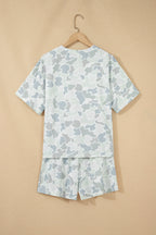 Camo Short Sleeve Tee & Drawstring Short Set