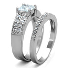 AAA grade cubic zirconia ring for women featuring a stunning center stone and sparkling band accents