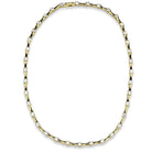 Stunning AAA grade CZ gold necklace featuring sparkling cubic zirconia stones for elegant style