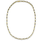 Stunning AAA grade CZ gold necklace featuring sparkling cubic zirconia stones for elegant style