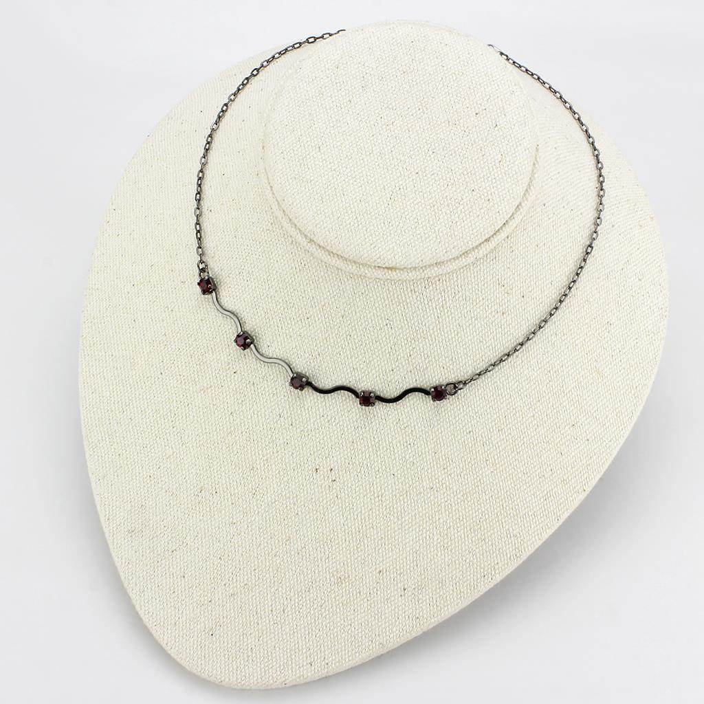 Stylish women's necklace featuring an elegant design and AAA grade CZ necklace accents
