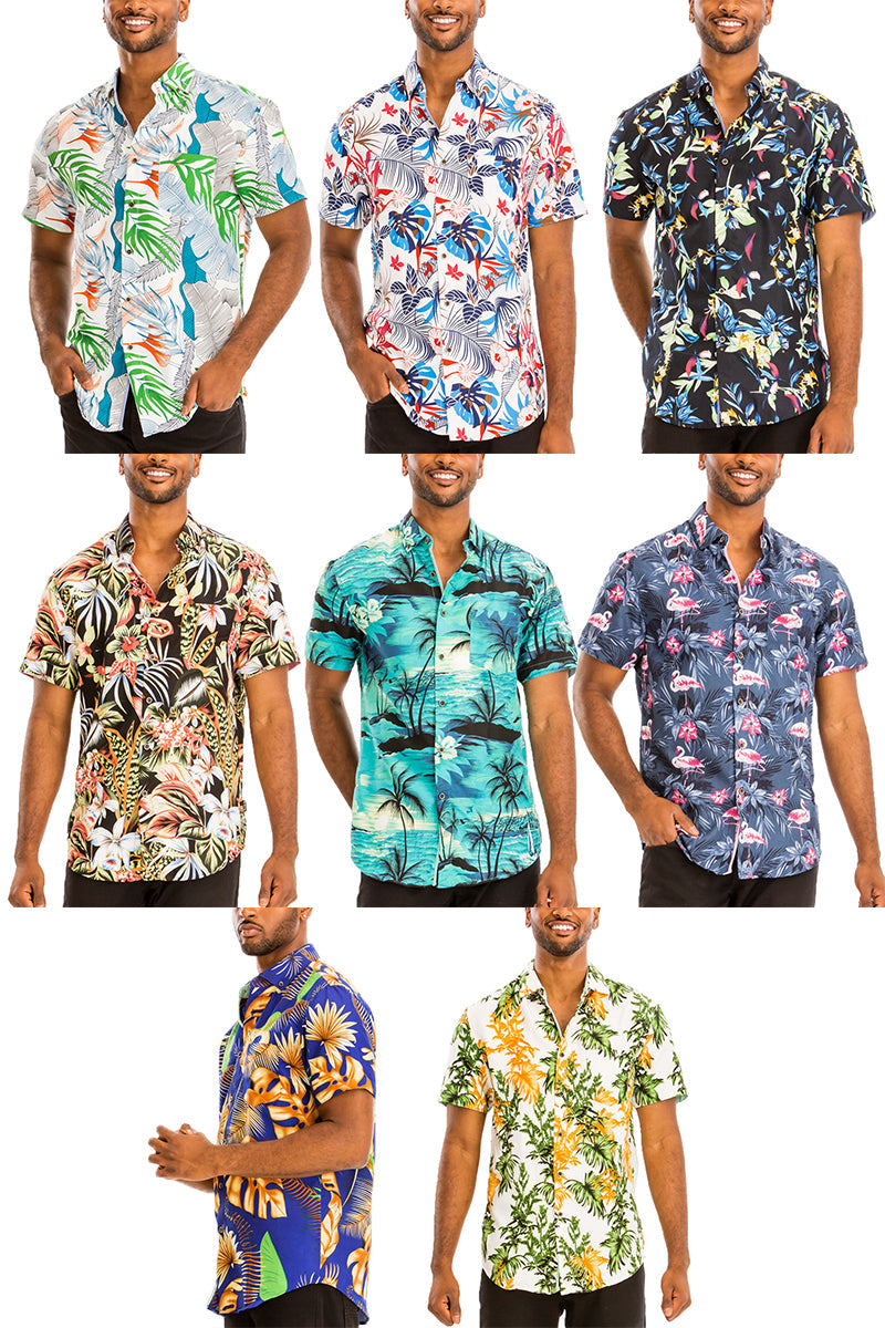 Hawaiian Print Shirt | Vacation-Ready Short Sleeve