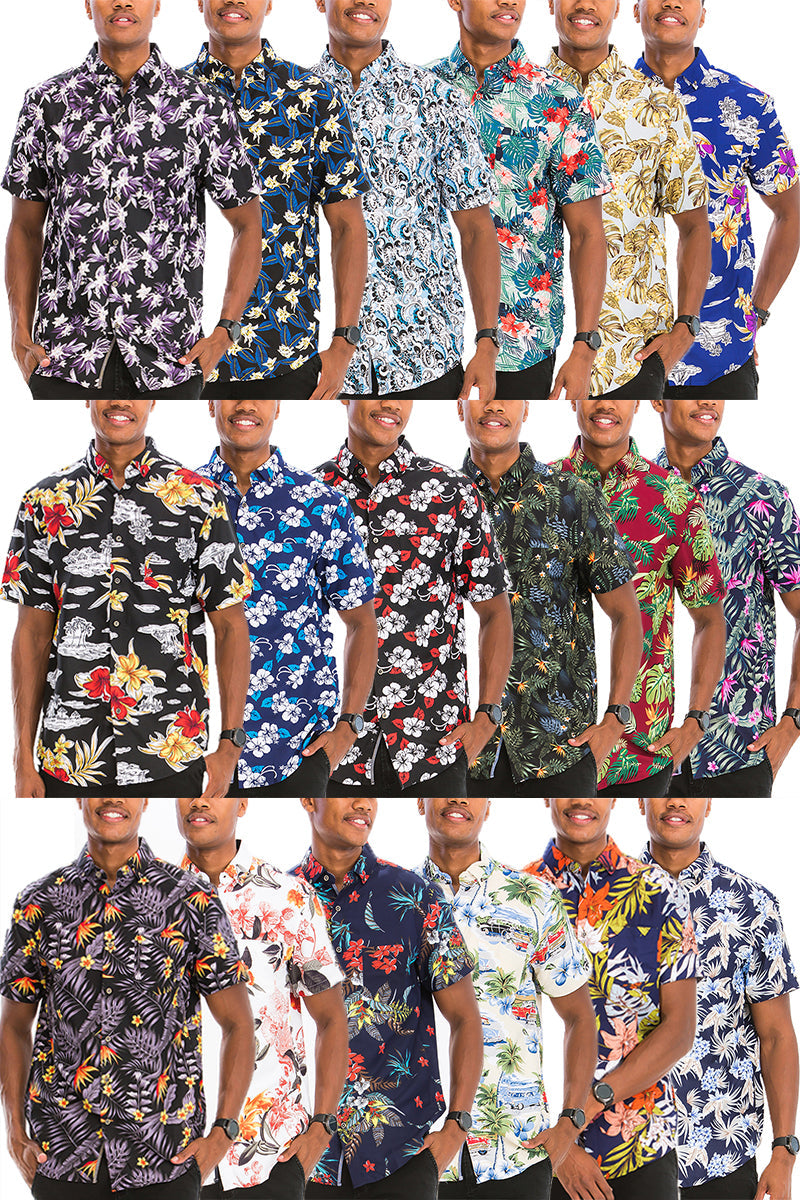 Hawaiian Print Shirt – Relaxed Vacation Fit