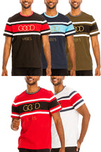Good Vibes Tee – 100% Cotton with Gold Raised Text