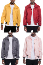 Luxe Satin Bomber Jacket