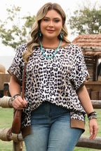 Dakota Plus Size Leopard Loose Top