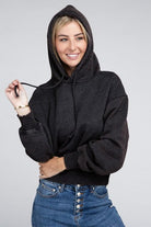 Women's Sweatshirts & Hoodies Acid Wash Fleece Hoodie