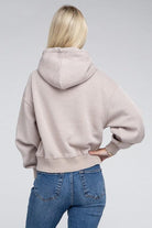 Women's Sweatshirts & Hoodies Acid Wash Fleece Hoodie