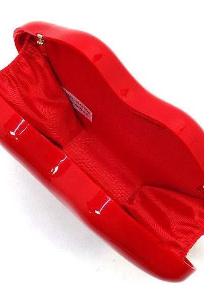 Wallets, Handbags & Accessories Acrylic Hard Case Lips Clutch Crossbody Bag