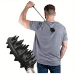 Adjustable back scratcher for men and women, durable metal handle for easy use
