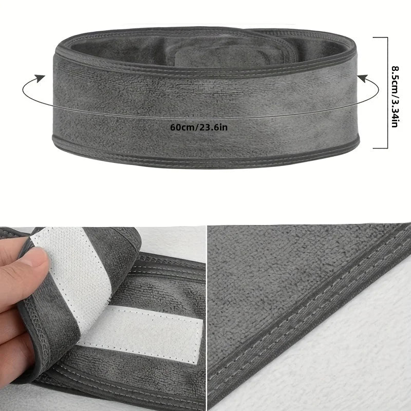 women's adjustable wide headband for yoga and spa (photo 2 of 10)