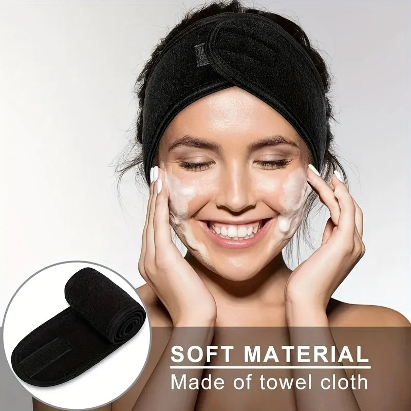 women's adjustable wide headband for yoga and spa (photo 4 of 10)