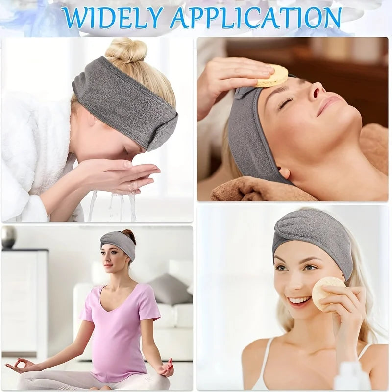 women's adjustable wide headband for yoga and spa (photo 6 of 10)